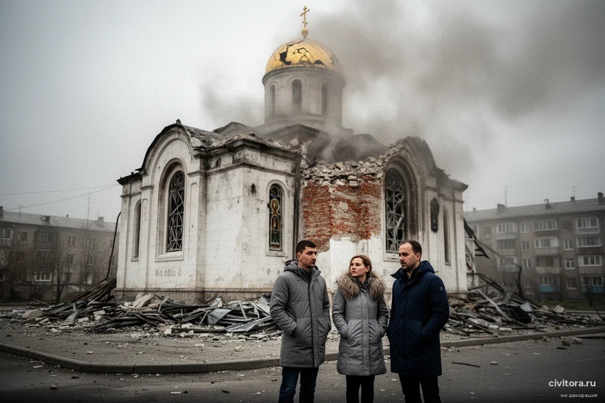Массированный налет 40 дронов на Белгородчину: один из ударов пришелся по храму