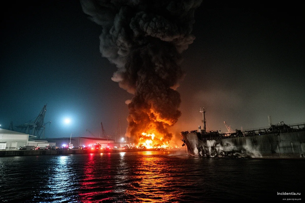 Пробоина в танкере и 129 дронов: что скрывает черный дым над Кривым Рогом и Измаилом